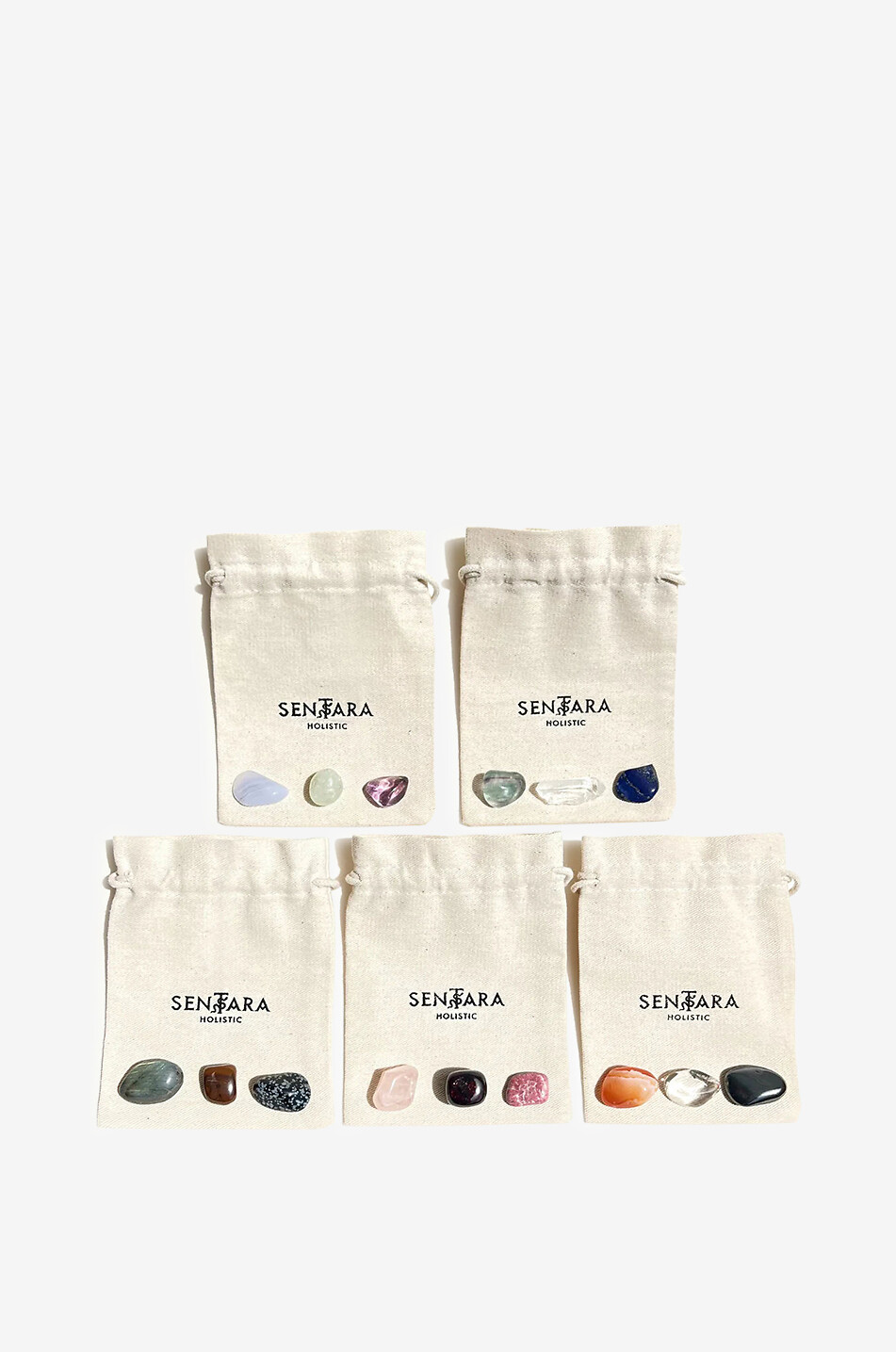 SENTARA HOLISTIC Kit Amour litotherapy stone set love Home Colourless 4