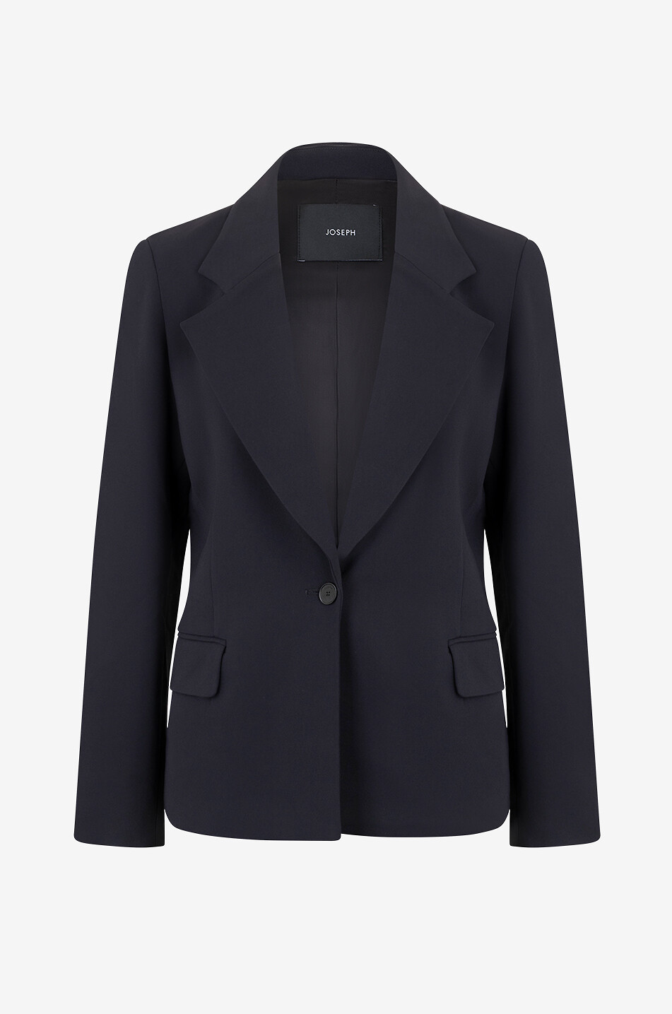 JOSEPH Blazer en crêpe Fernand Femme NOIR 1