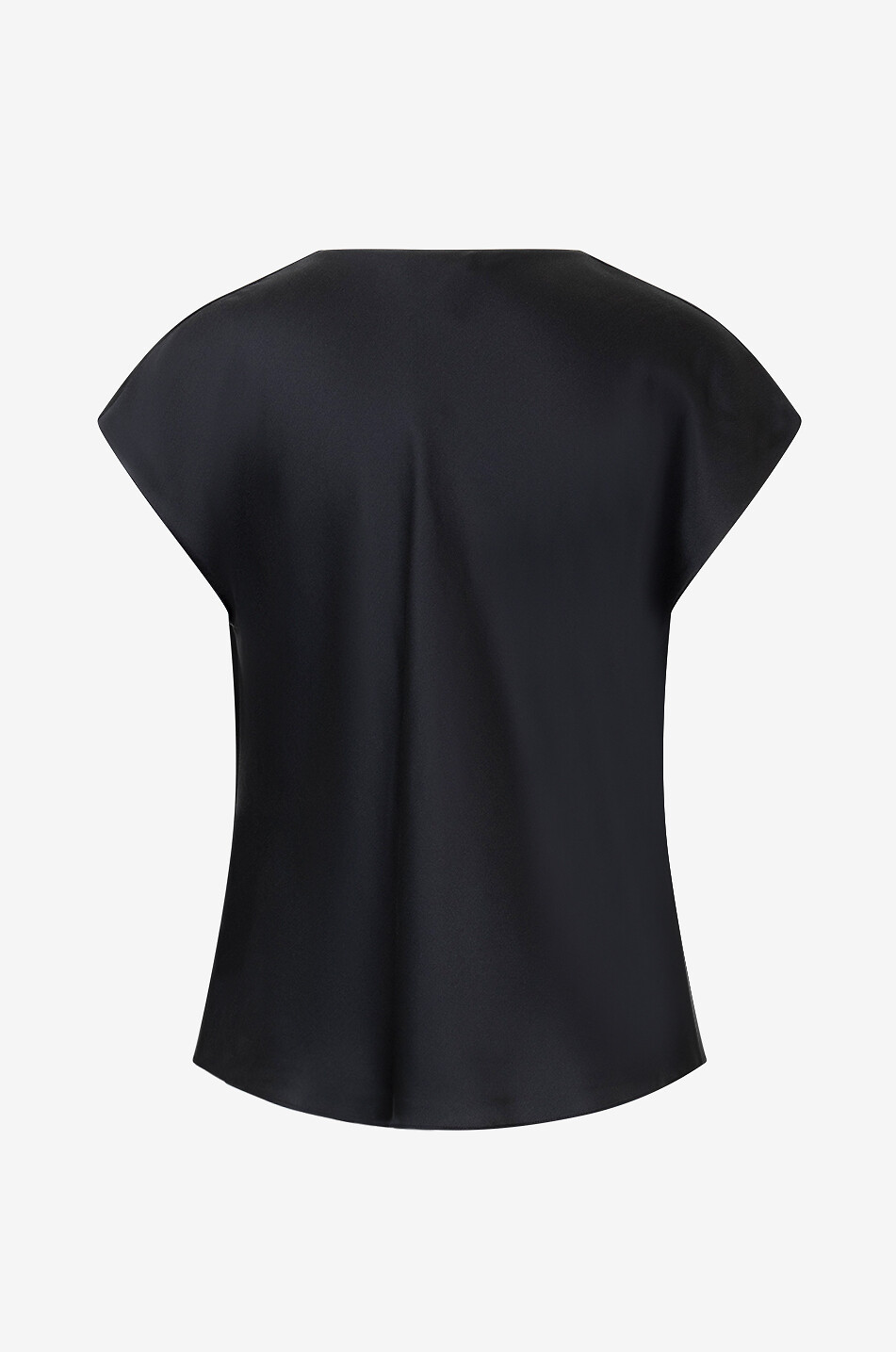 VINCE Seidentop mit Wasserfallausschnitt Damen SCHWARZ 2