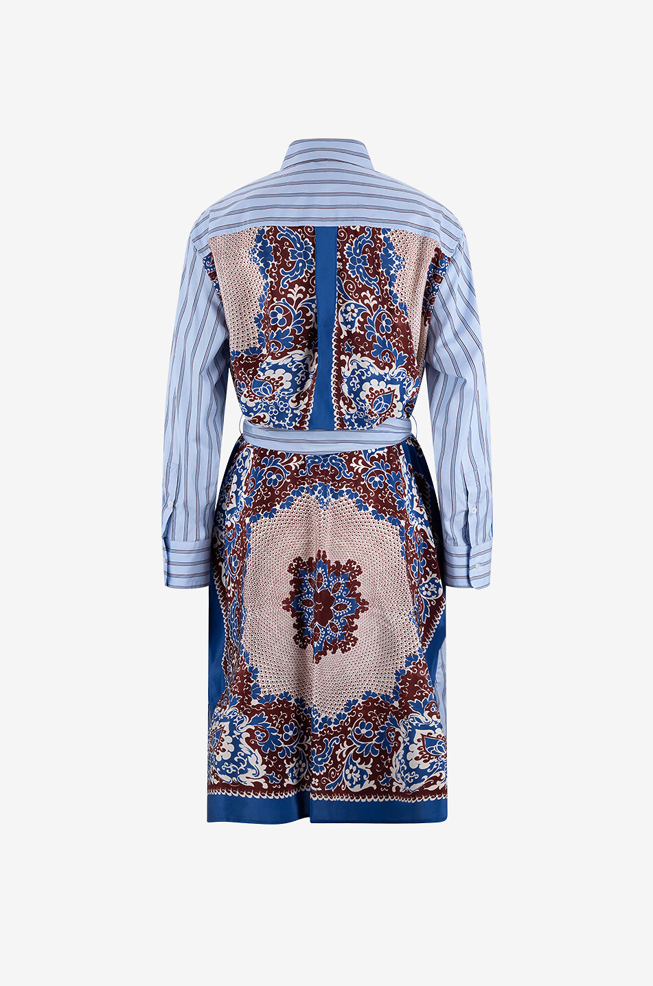Materialmix-Midi-Hemdkleid Edipo