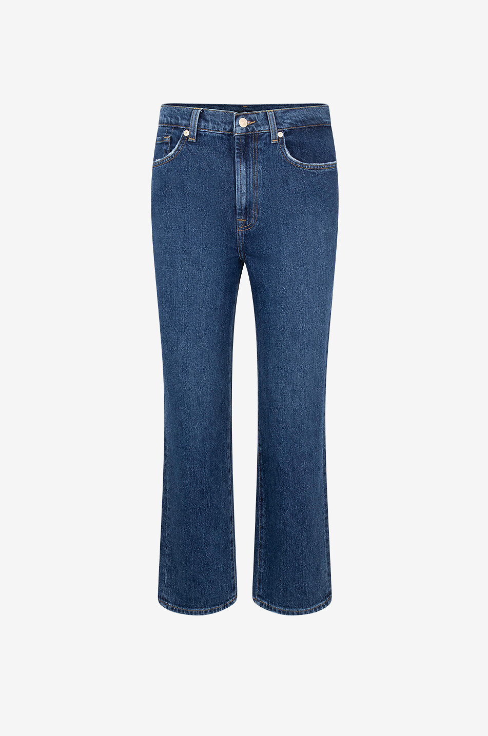 Logan Stovepipe Huntington cropped straight-leg high-rise jeans