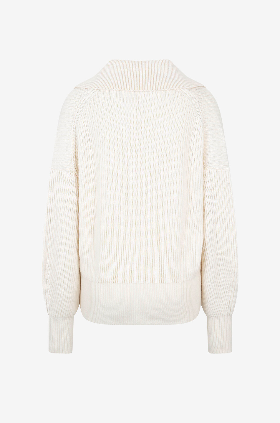 JOSEPH Cashmere wool and silk U neck jumper Women EGGSHELL 2