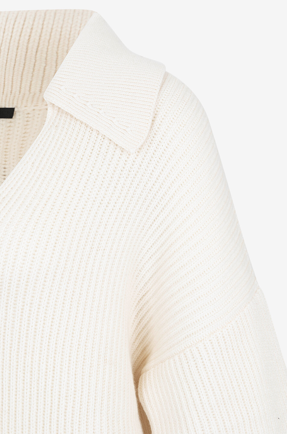 JOSEPH Cashmere wool and silk U neck jumper Women EGGSHELL 3