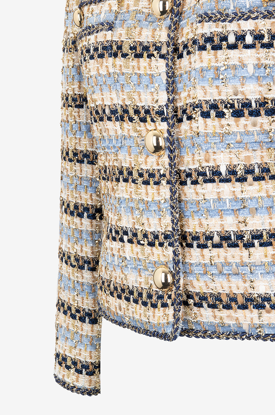 VERONICA BEARD Gestreifte Tweed-Kostümjacke Sumira Damen BUNT 3