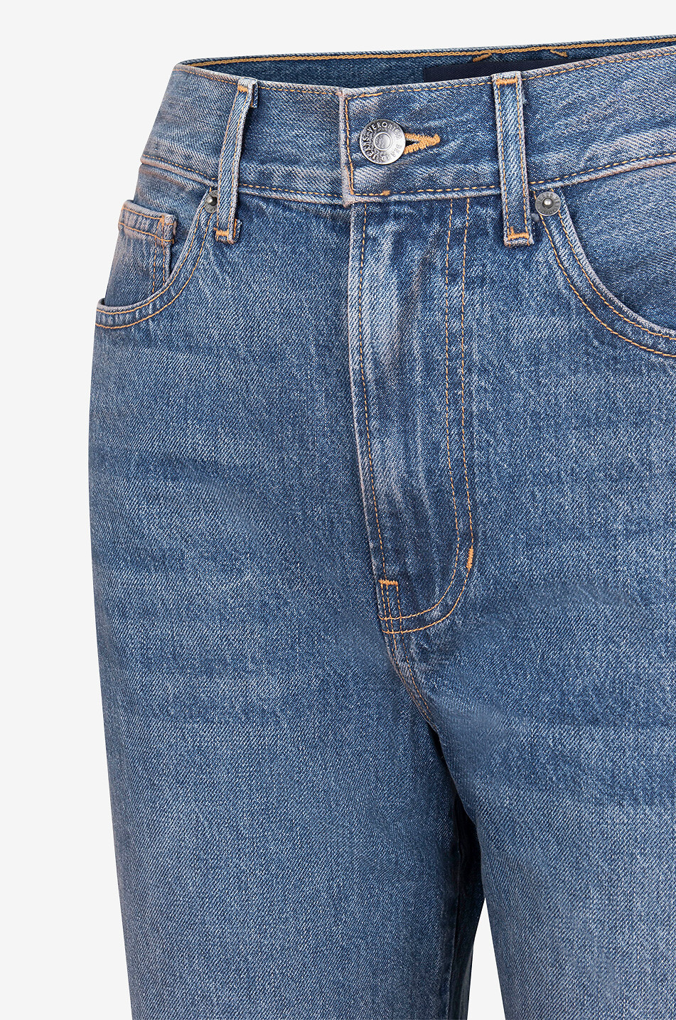 Taylor cotton cropped wide-leg jeans