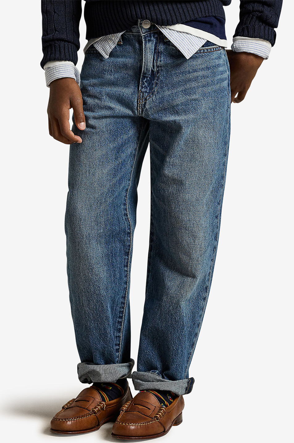 POLO RALPH LAUREN Lynwood Pierson relaxed straight fit teenager boys' jeans Boy BLUE 3