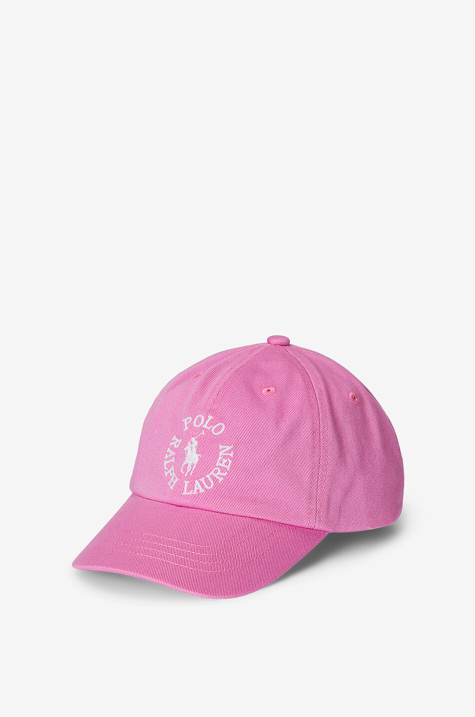 POLO RALPH LAUREN Casquette garçon en sergé brodée logo Fille ROSE 1
