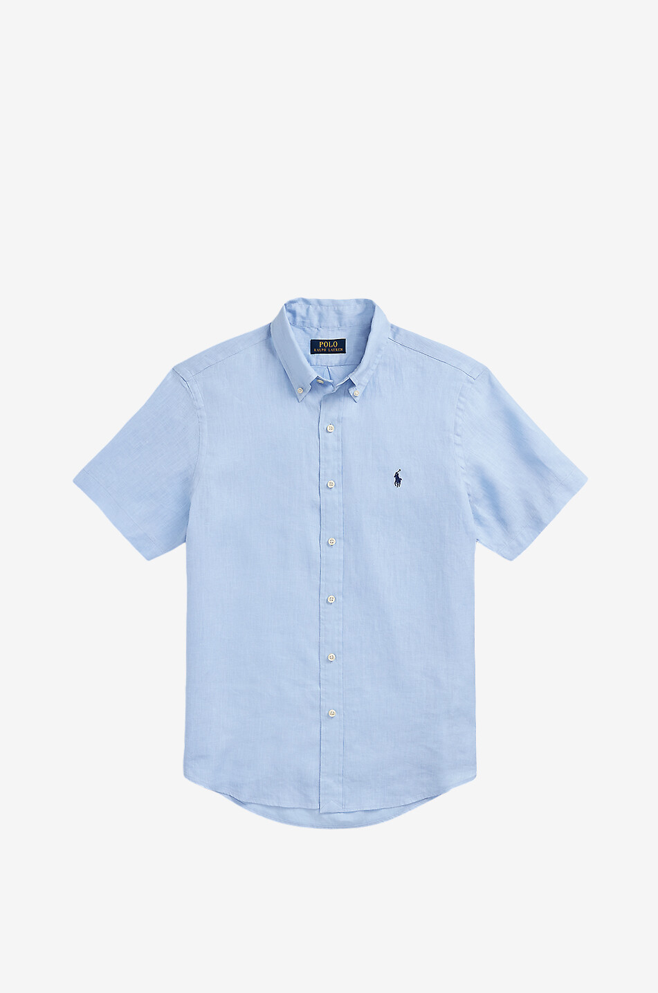 Kurzarm-Leinenhemd Custom Fit