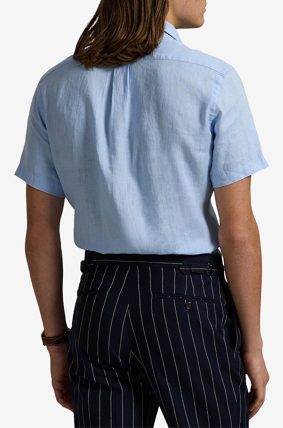Kurzarm-Leinenhemd Custom Fit