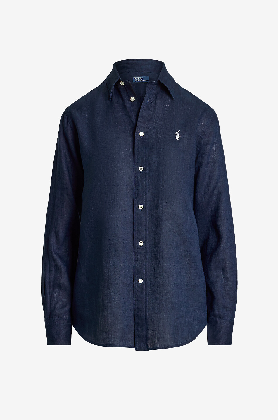 Classic Fit linen long-sleeved shirt