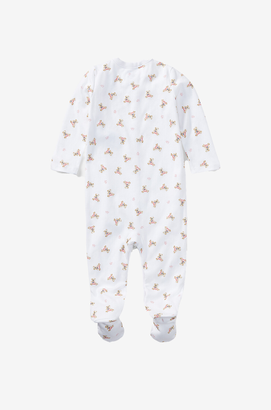 POLO RALPH LAUREN Grenouillère en jersey bébé Polo Bear Bébé BLANC 2