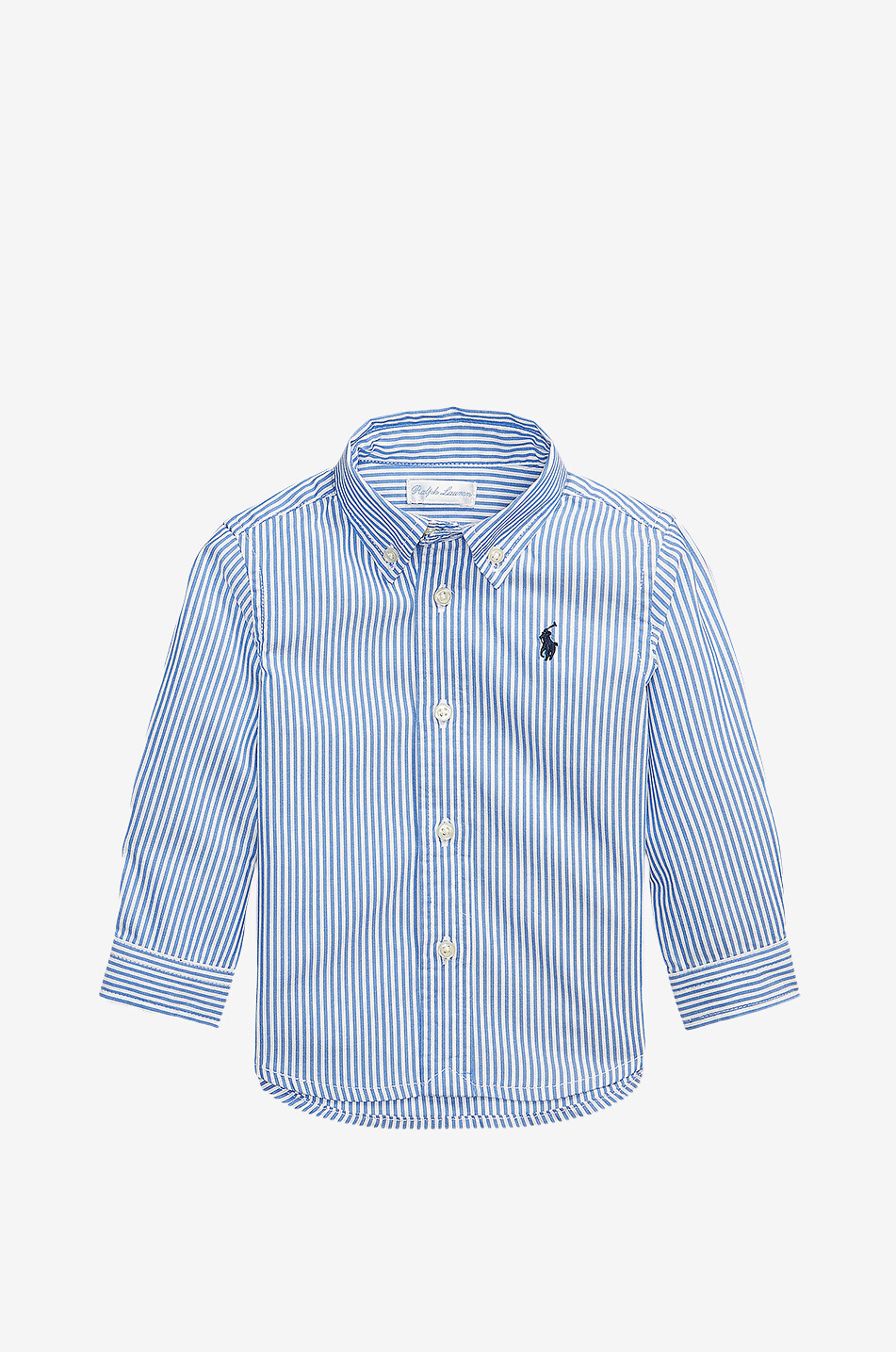 POLO RALPH LAUREN Gestreiftes Baby-Oxford-Hemd Baby BLAU 1