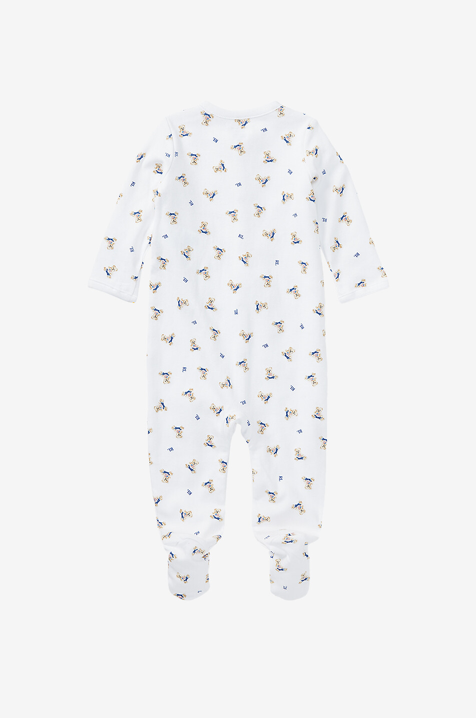 POLO RALPH LAUREN Polo Bear baby jersey all-in-one Baby WHITE 2