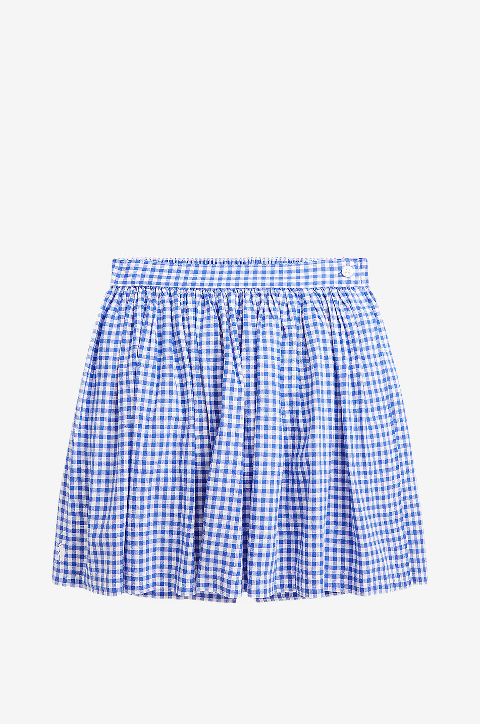 POLO RALPH LAUREN Mädchen-Wickelshorts mit Vichykaros Pony Mädchen BLAU 1