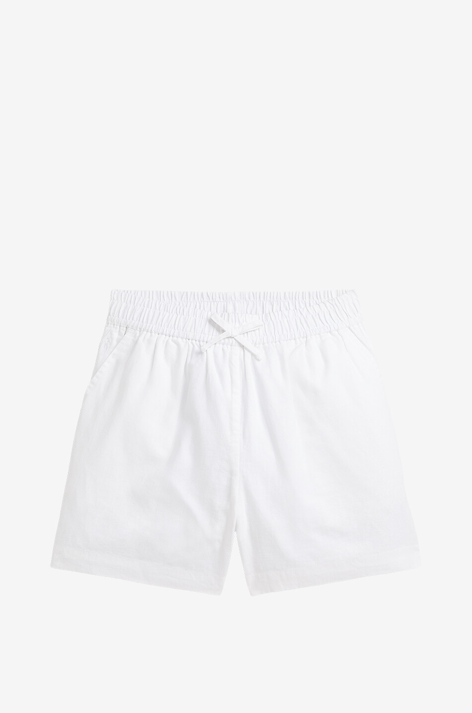 Mädchen-Shorts aus Baumwolle und Leinen Pony