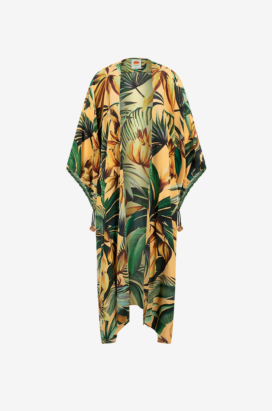 FARM RIO Kimono en viscose Bananart Femme JAUNE 1