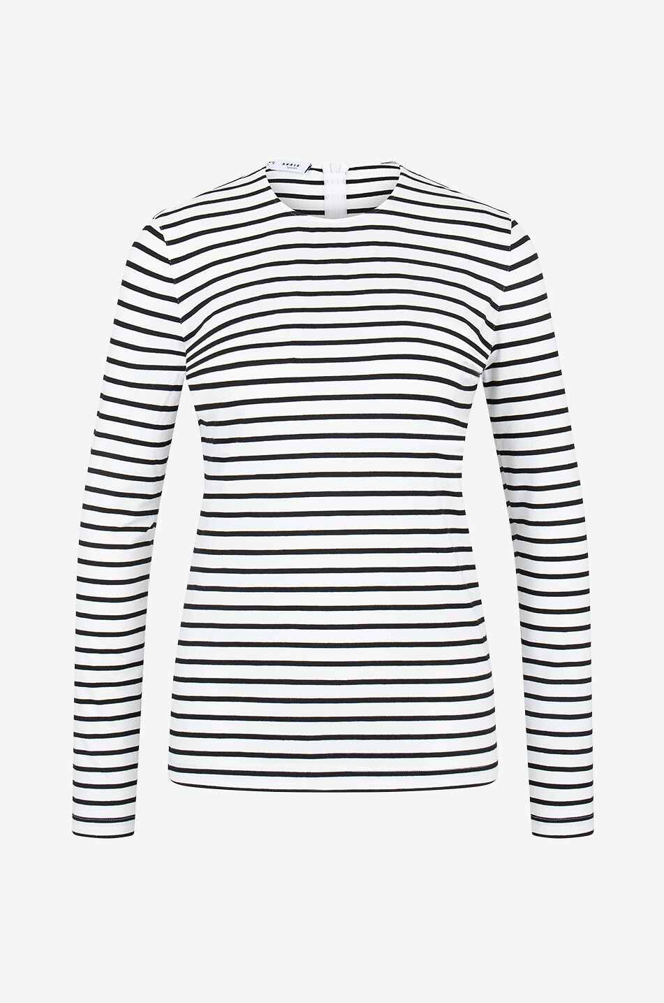 Long-sleeved Breton T-shirt in jersey