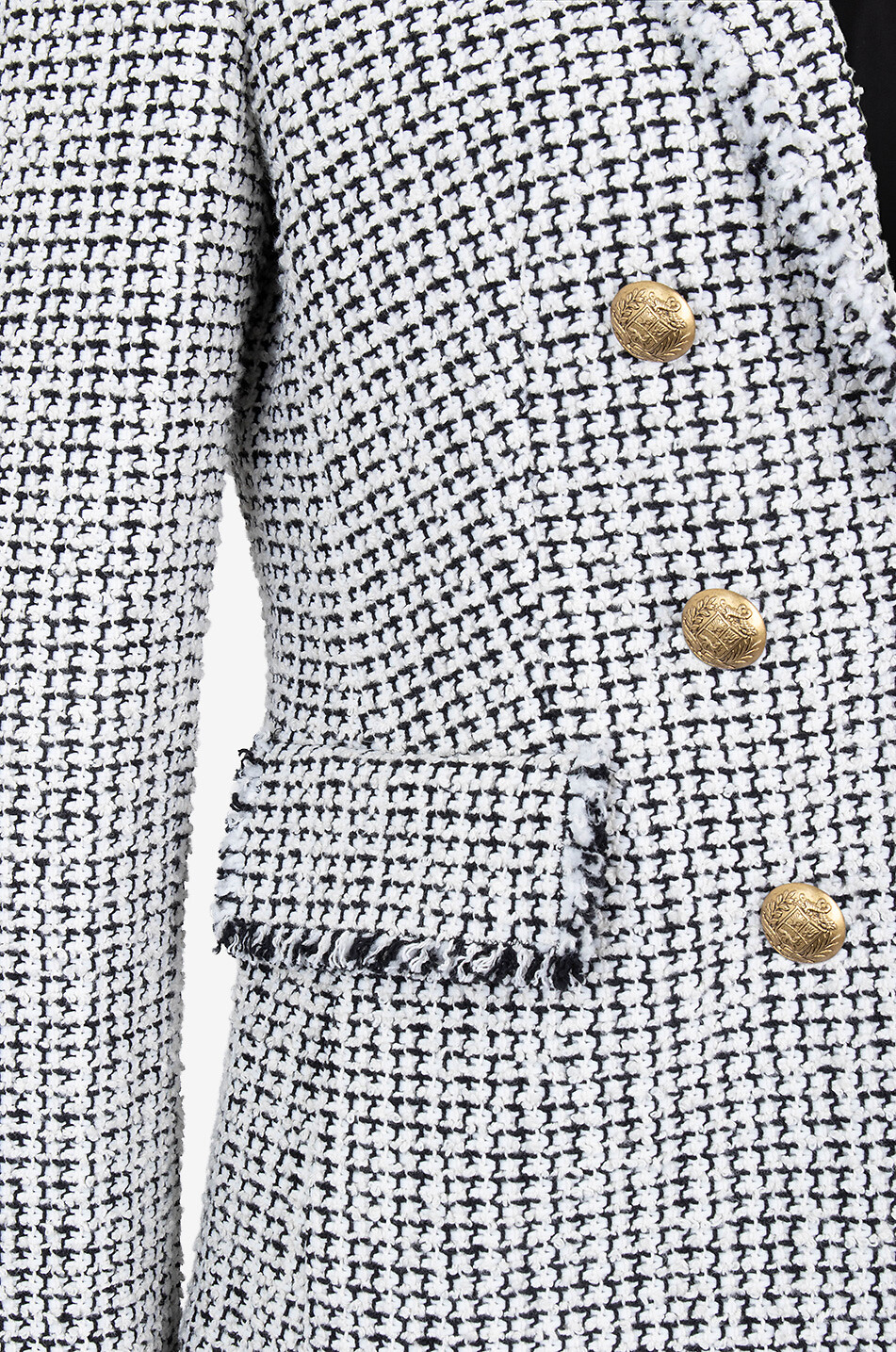 AKRIS PUNTO Salt and pepper tweed blazer Women MULTI COLOURED 3