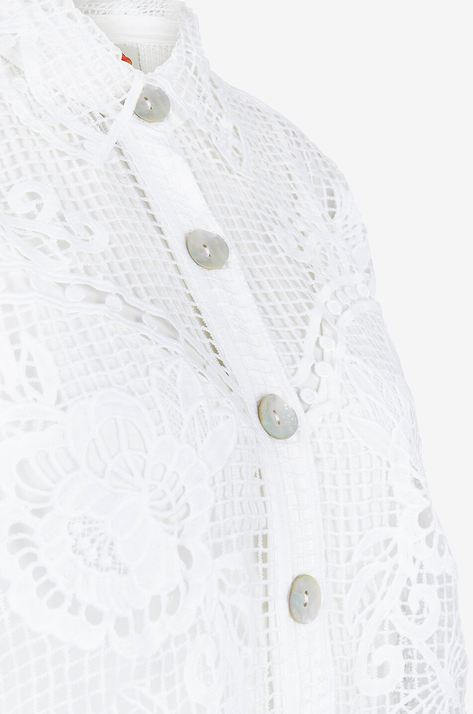FARM RIO Swan Lake viscose long sleeved shirt Women WHITE 9