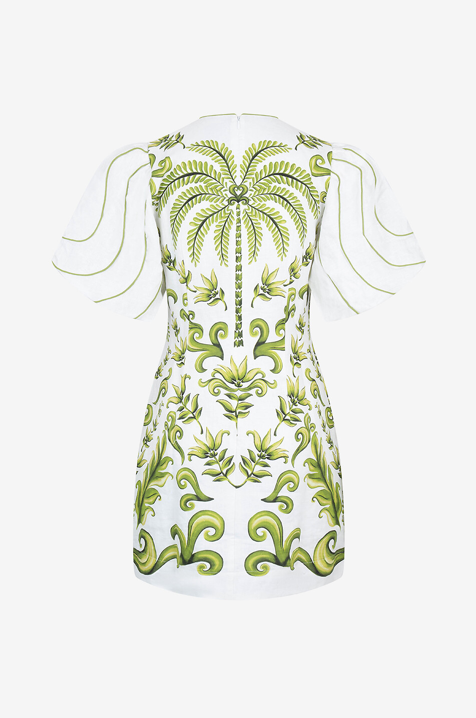 FARM RIO Milani printed linen mini dress Women GREEN 2