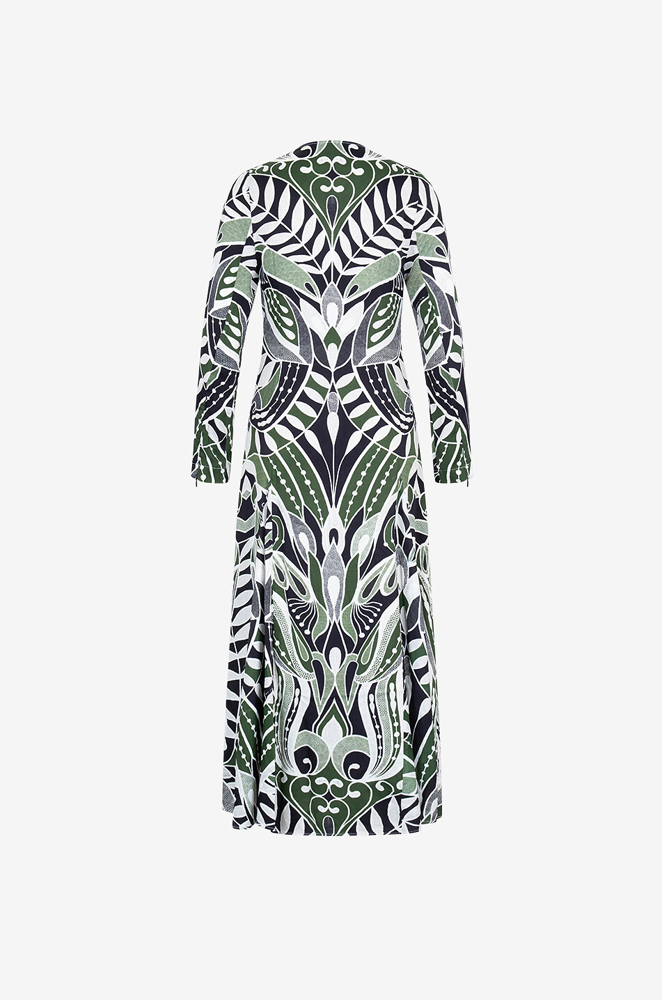 FARM RIO Robe longue en viscose Lace Nature Femme VERT 2