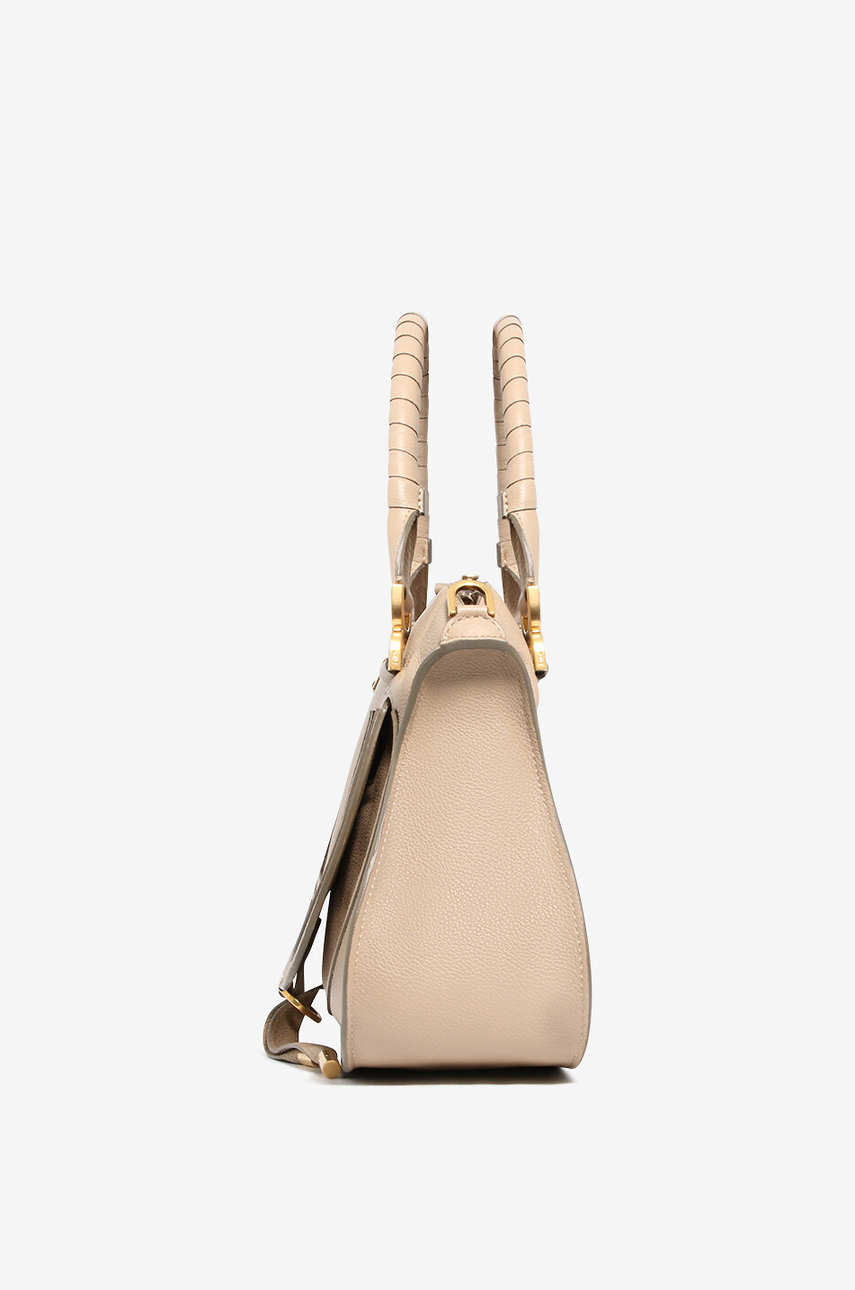 CHLOE Hand- und Schultertasche aus genarbtem Leder Marcie Medium Damen HELLBRAUN 4