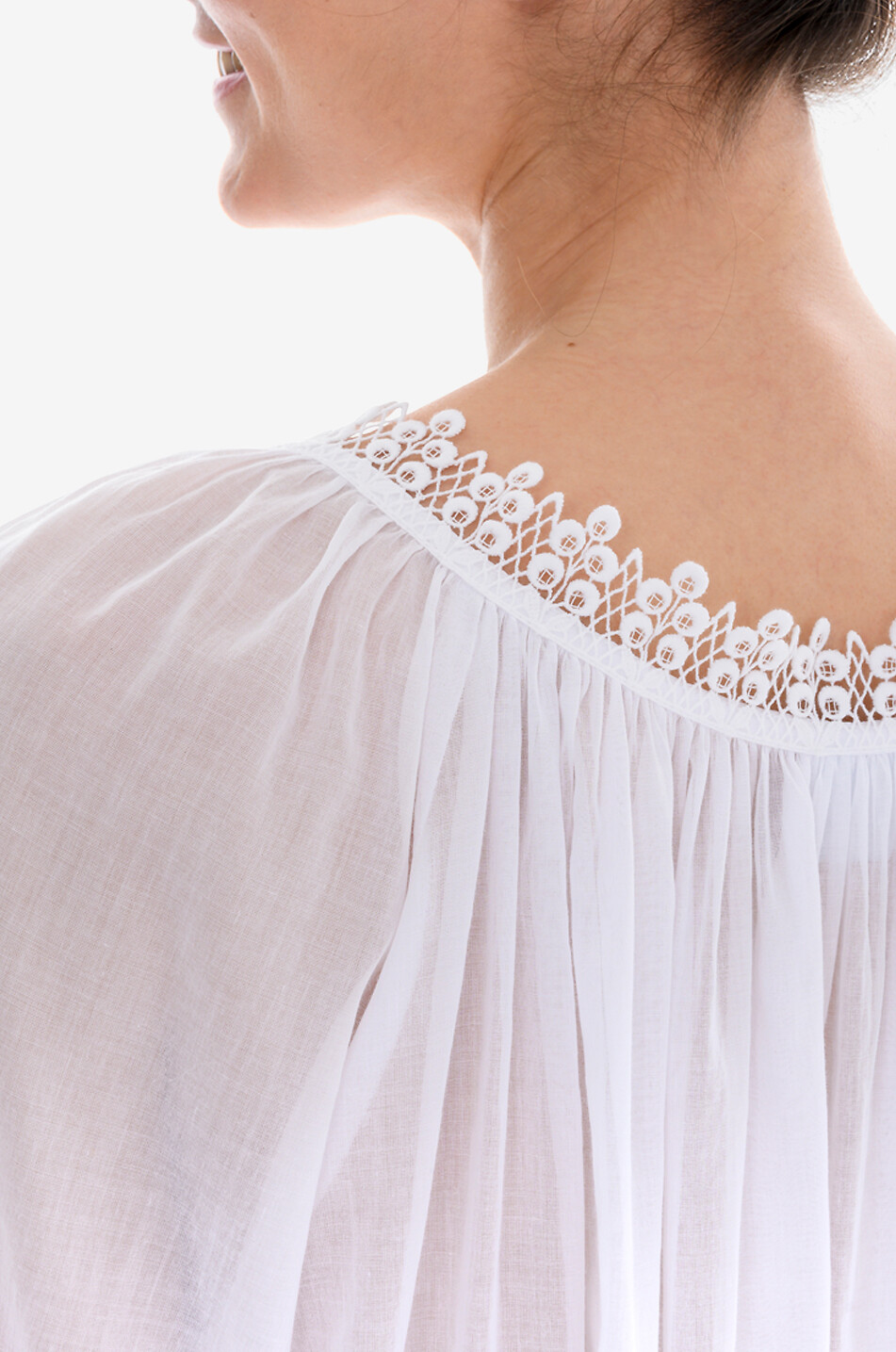 CELESTINE Sissi cotton nightdress Women WHITE 6