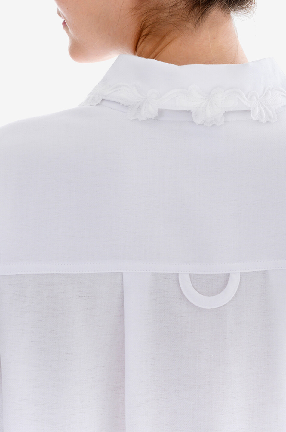 CELESTINE Nachthemd aus Flanell Vienna Damen WEISS 6