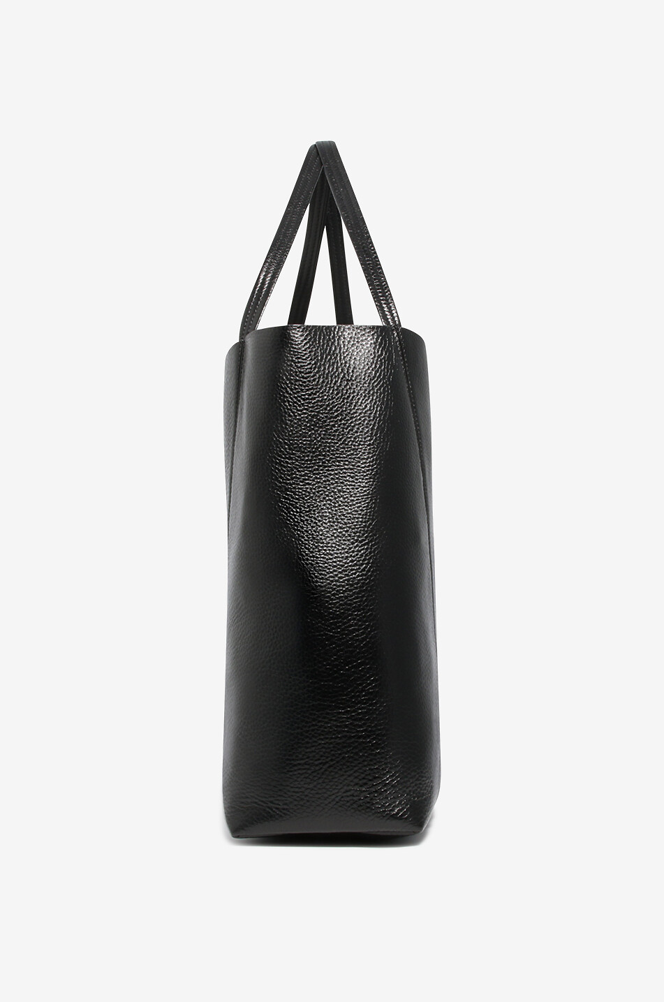 CHLOE Sac cabas en cuir grainé Chloé Spin Large Femme NOIR 5