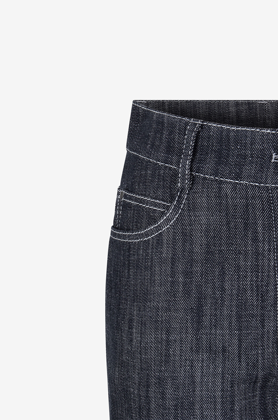Cooper Black high-rise wide-leg jeans