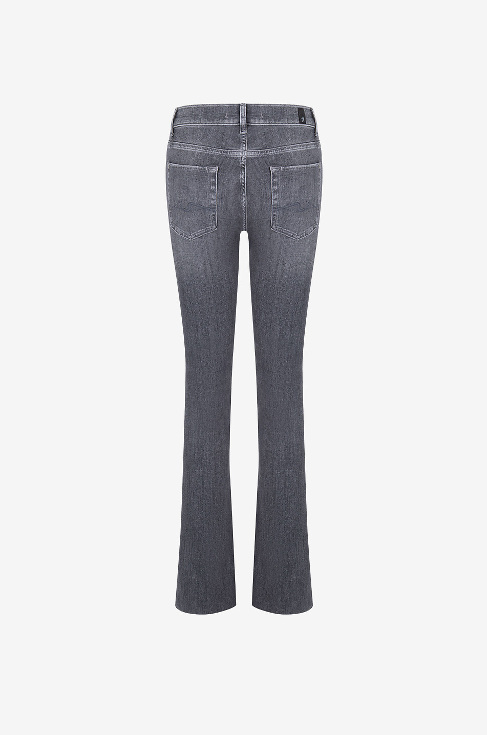 7 FOR ALL MANKIND Ausgewaschene Jeans Bootcut Heritage Soho Grey Damen GRAU 2