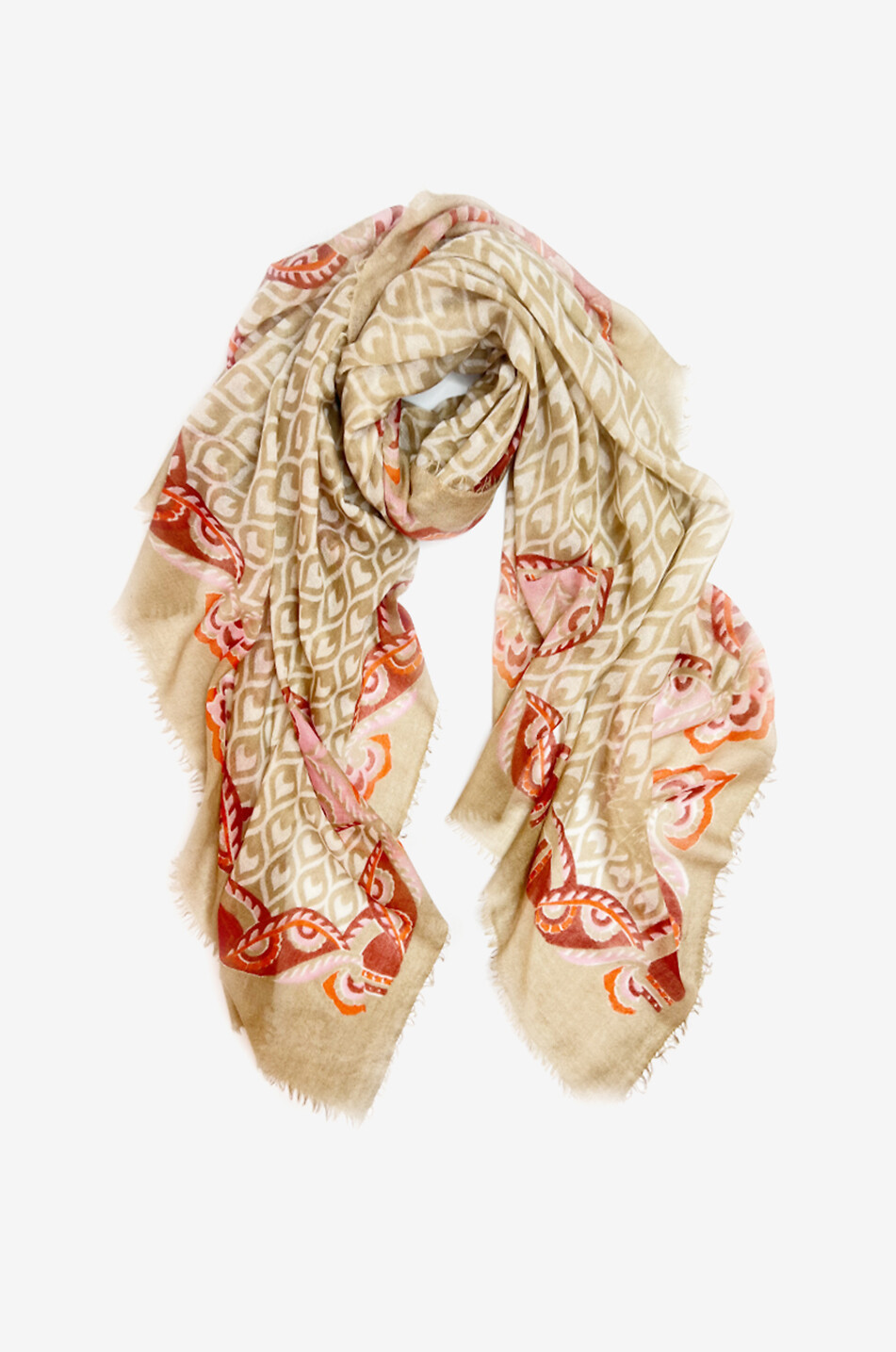 Écharpe en cachemire imprimée Roomy