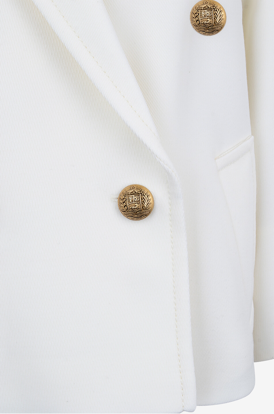 Manteau En Laine Blanc Cassé - Taille Unique, Coupe Basique - Occasion Très Bon état