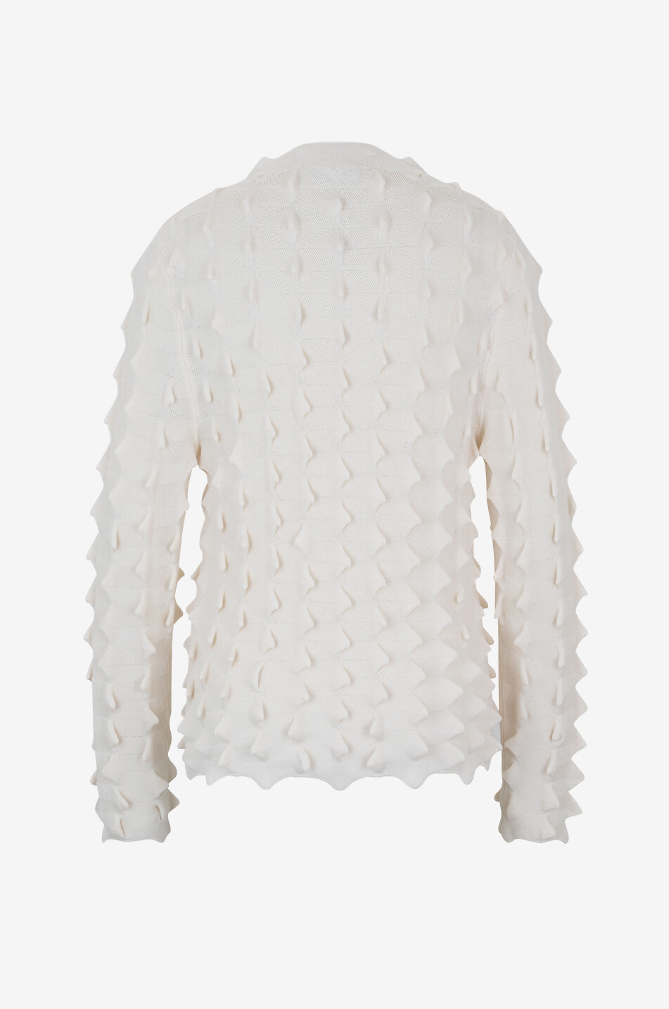 AKRIS PUNTO Schlauchpullover im 3D-Segel-Strick Damen CREMEFARBEN 2