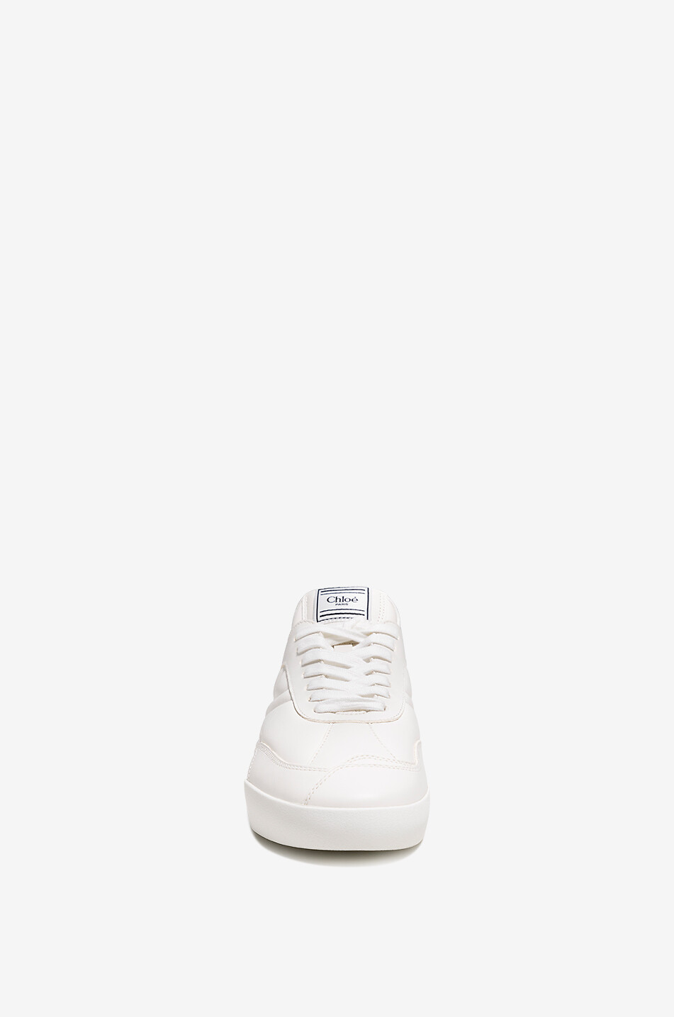 CHLOE Chloé Kick net and leather low-top sneakers Women WHITE 2