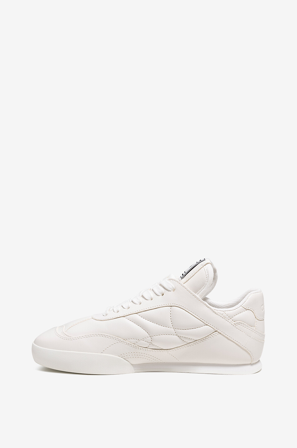 CHLOE Chloé Kick net and leather low-top sneakers Women WHITE 3