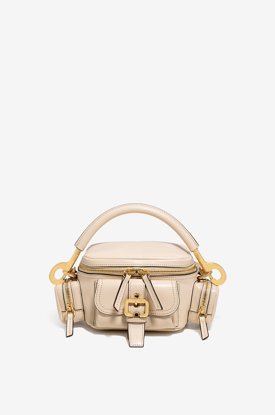 Camera Bag Small smooth leather shoulder bag - CHLOE - Bongénie