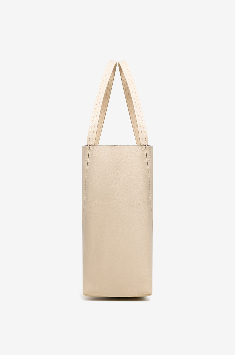 CHLOE Sac cabas en cuir grainé Chloé Spin Femme Beige clair 4