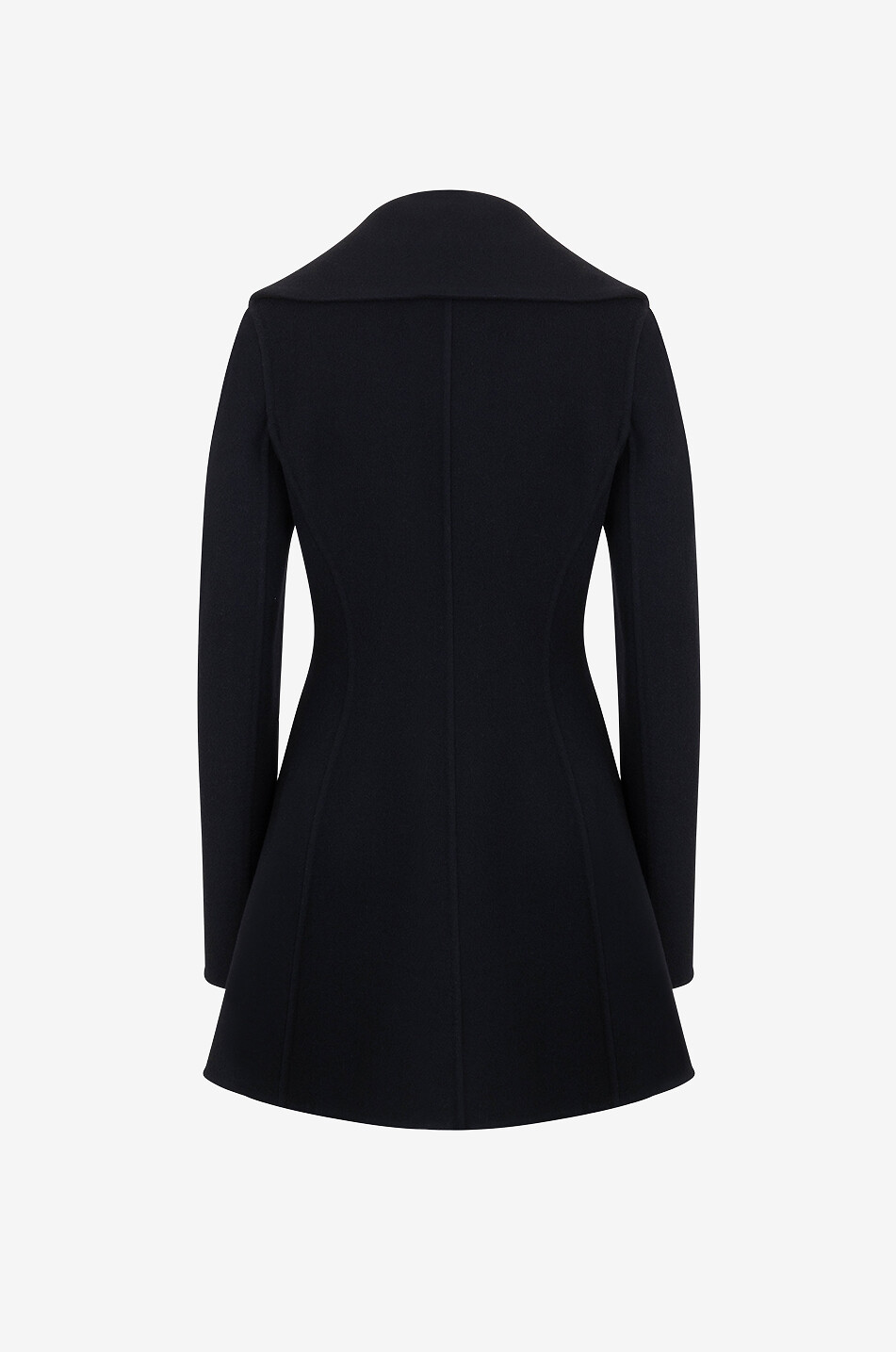 Veste cintrée à boutonnage double en laine