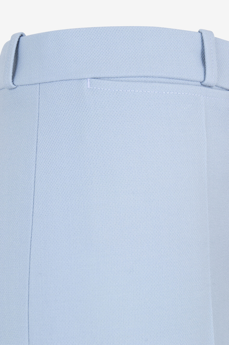 Flared wool crepe suit trousers