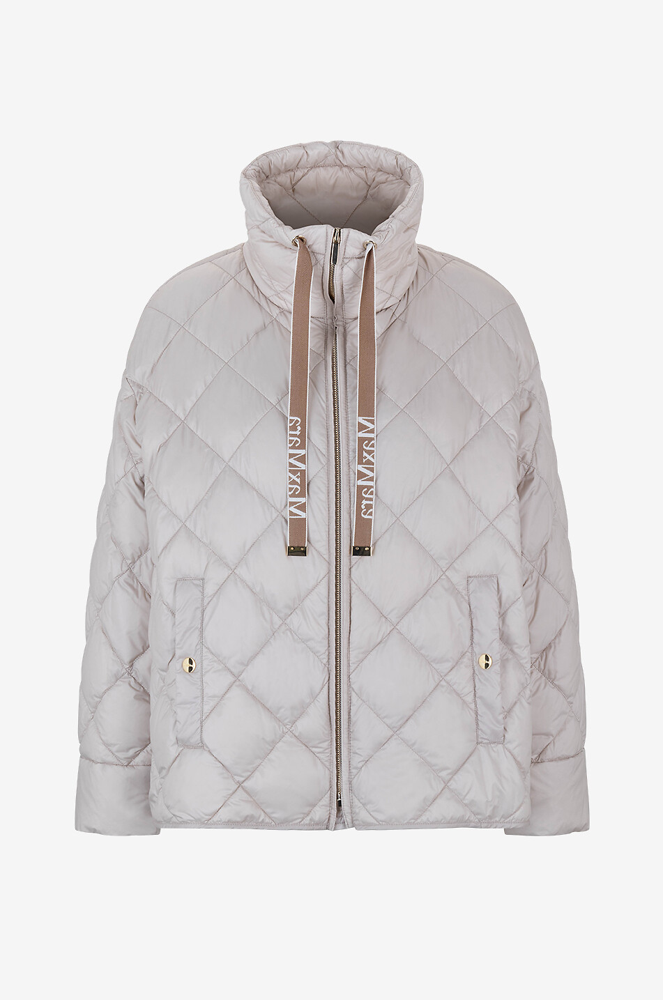 Pisoft iridescent canvas lightweight loose down jacket