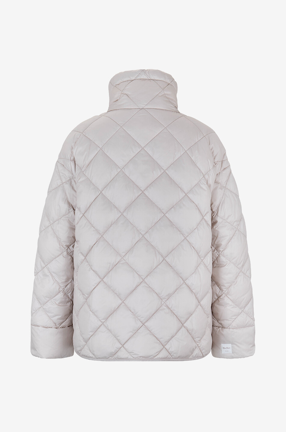 MAX MARA Pisoft iridescent canvas lightweight loose down jacket Women BEIGE 2