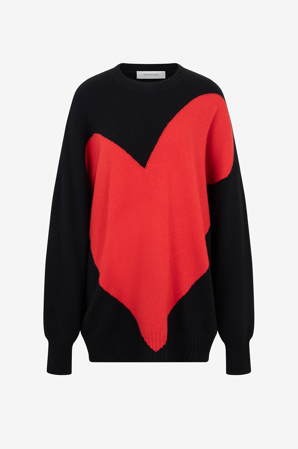 Pull jacquard oversize en cachemire Olga