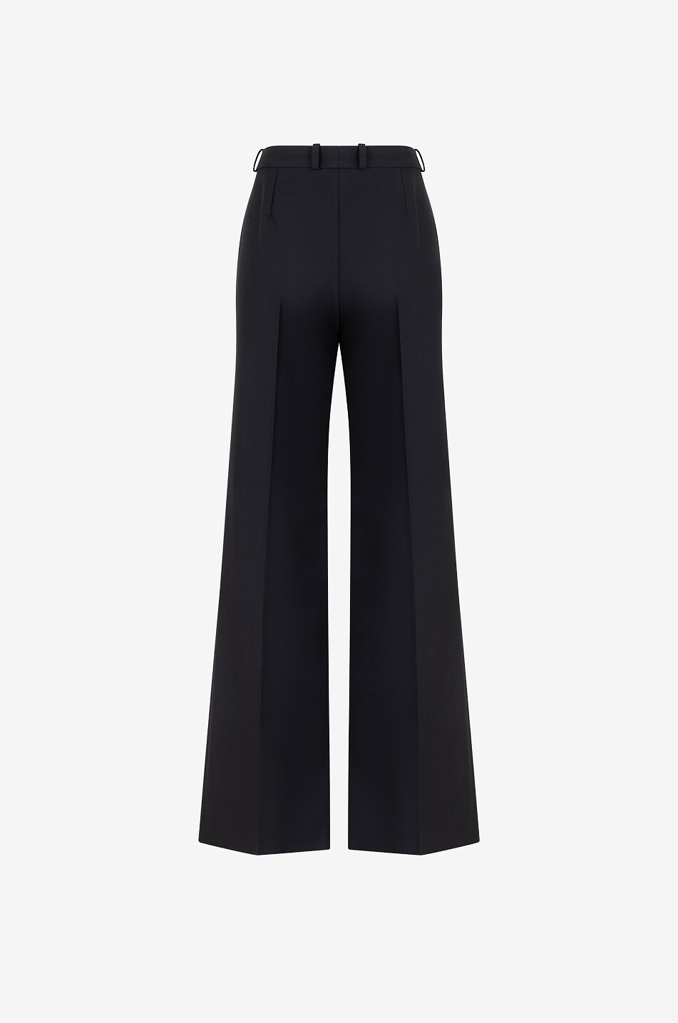 CHLOE Ausgestellte Kostümhose aus Grain de Poudre-Wolle Damen SCHWARZ 3