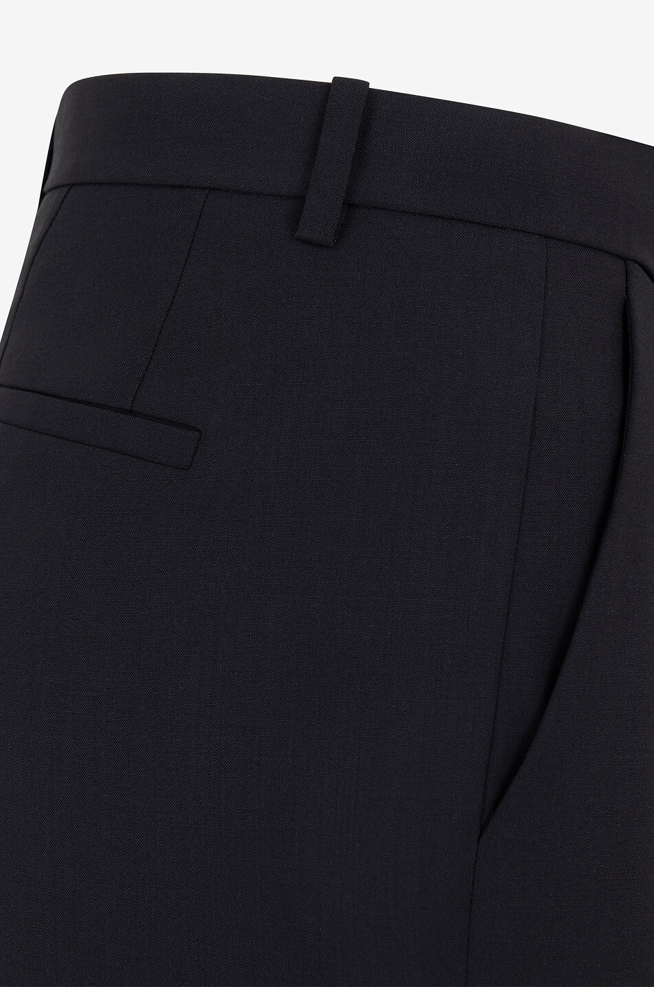 THEORY Verkürzte gerade Wollhose Treeca Traceable Damen SCHWARZ 3