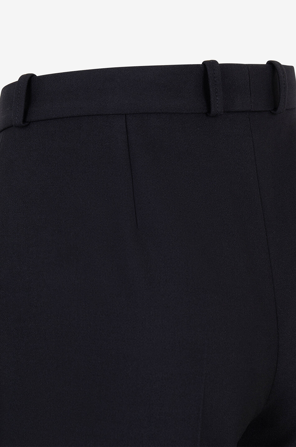 CHLOE Ausgestellte Kostümhose aus Grain de Poudre-Wolle Damen SCHWARZ 5