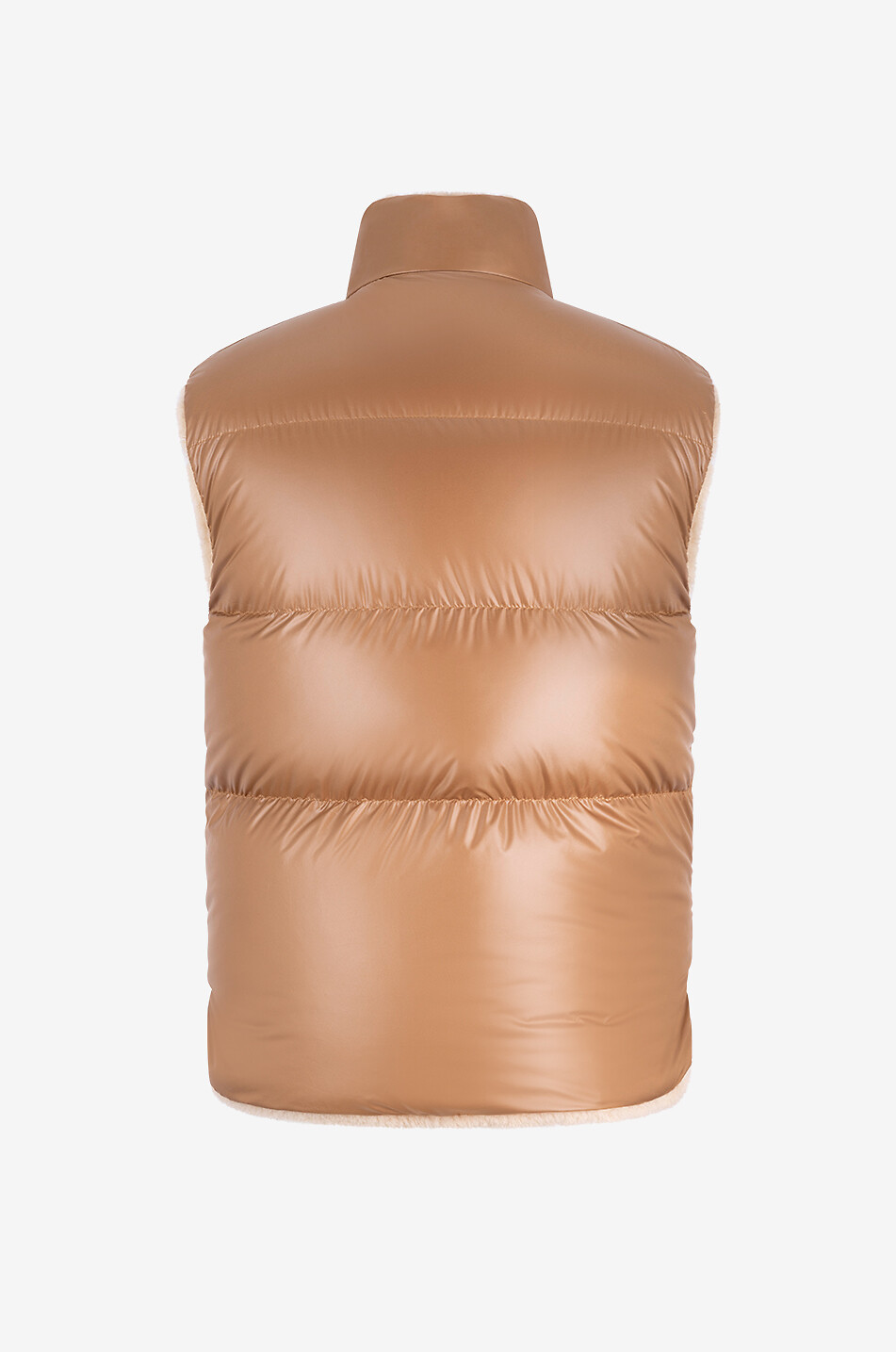 MONCLER Wendbare Daunenweste Colbricon Herren BRAUN 4