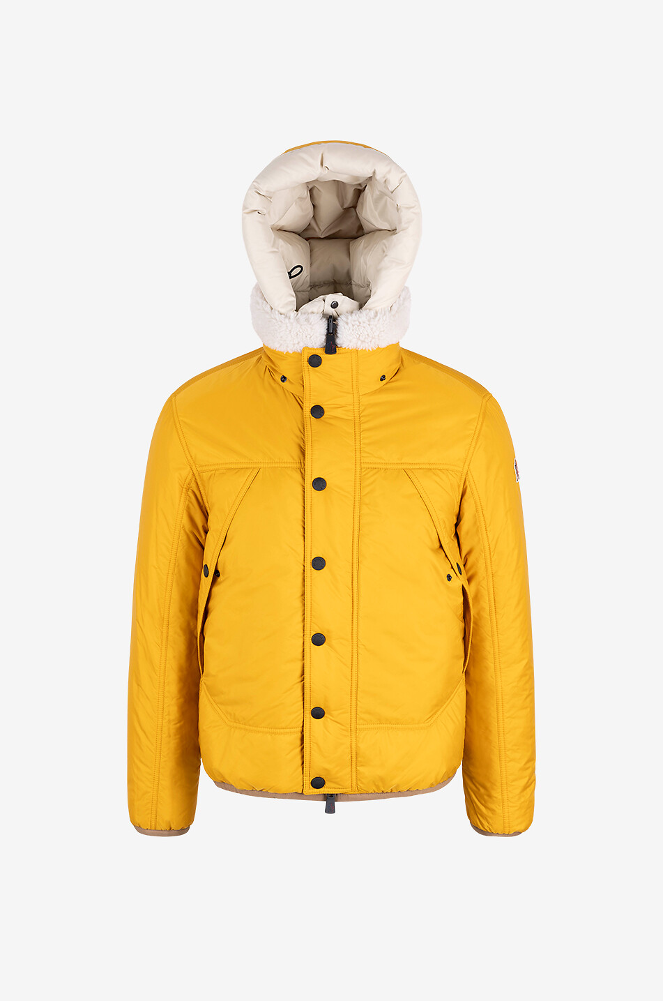 MONCLER GRENOBLE Wengi short reversible hooded down jacket Men BEIGE 2