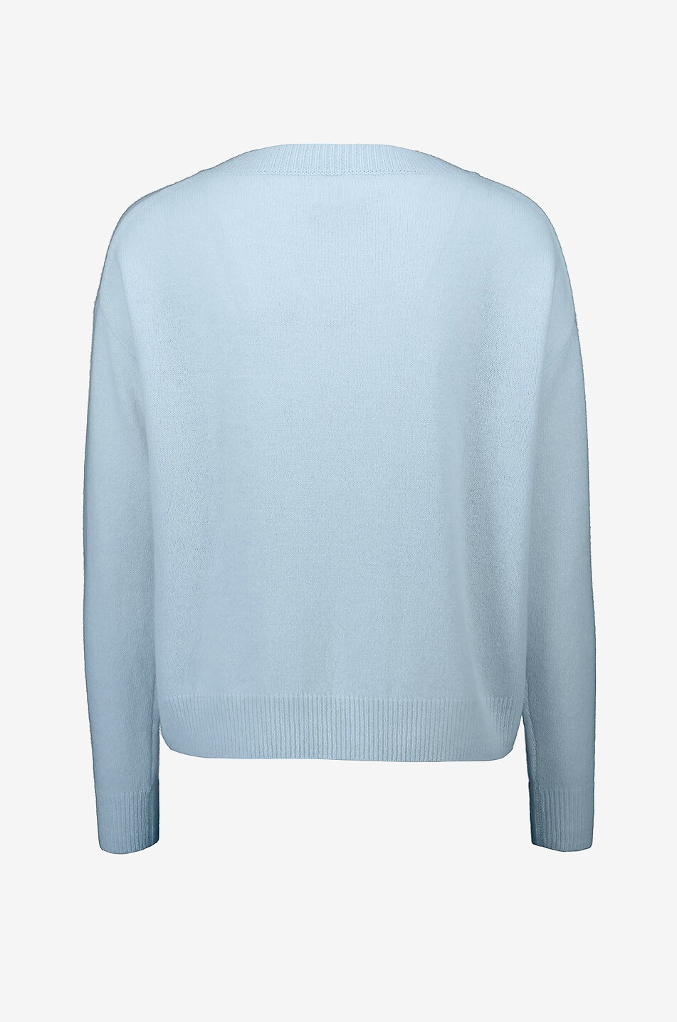 ALLUDE Boxy-Pullover mit Rundhalsausschnitt aus Kaschmir Damen HELLBLAU 2