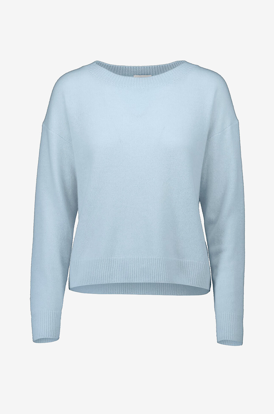Boxy-Pullover mit Rundhalsausschnitt aus Kaschmir